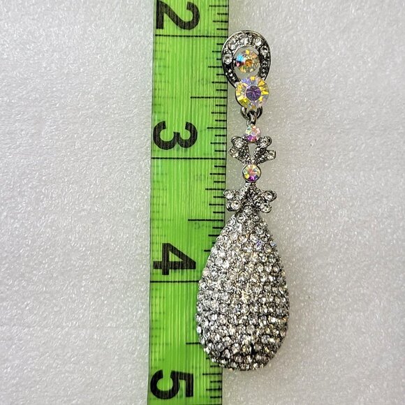 Crystal Rhinestone Earrings - Picture 11 of 13